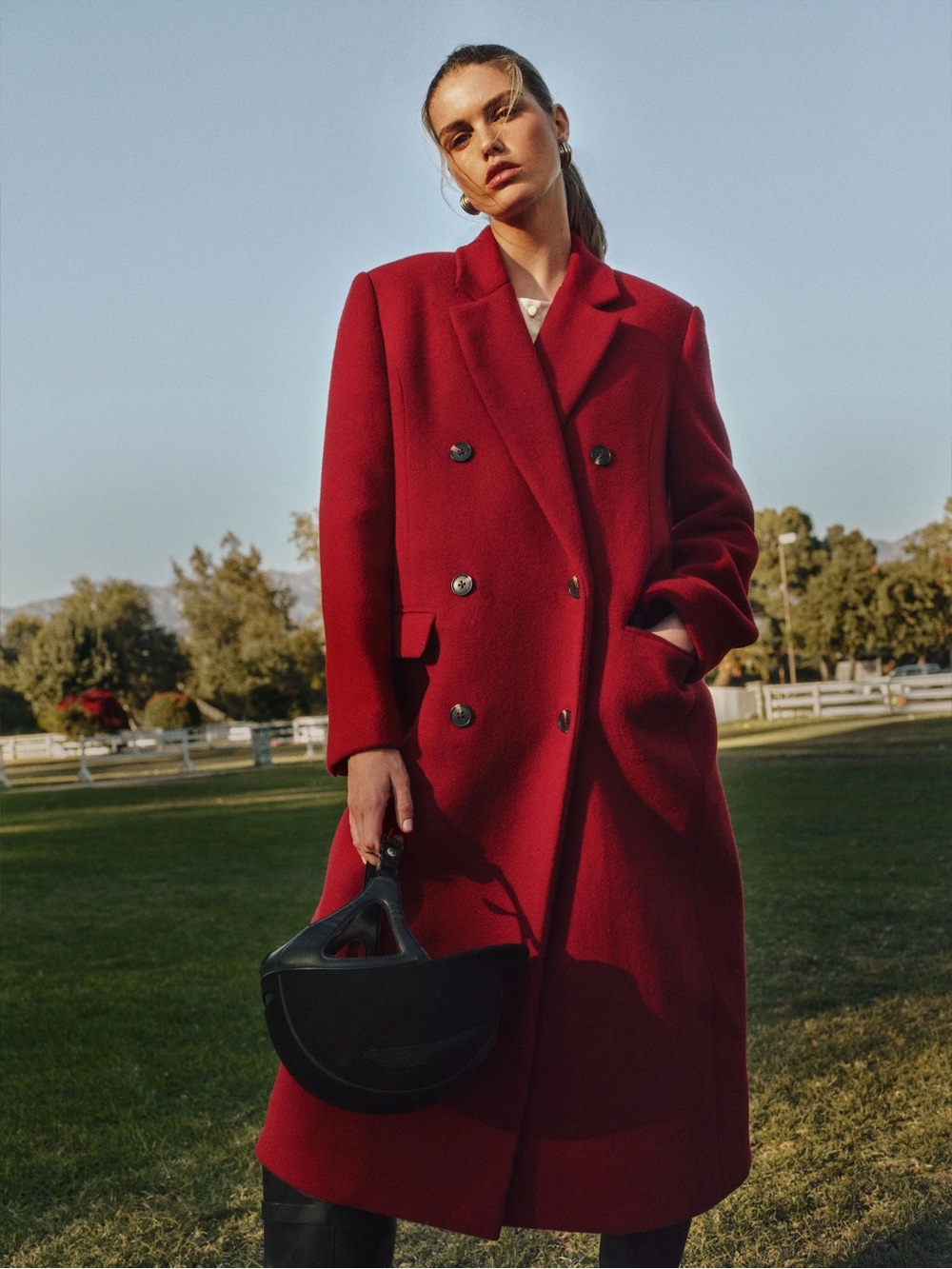 Reformation Lucas Coat NEW